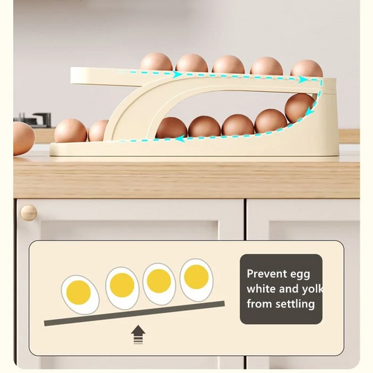 Egg Holder Organisieren Sie einfach die Eier in Ihrem Kühlschrank