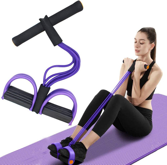 Flexicord | Multifunktions Trainingsgerät Sit-Up Spannseil elastisches Zugseil