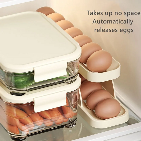 Egg Holder Organisieren Sie einfach die Eier in Ihrem Kühlschrank