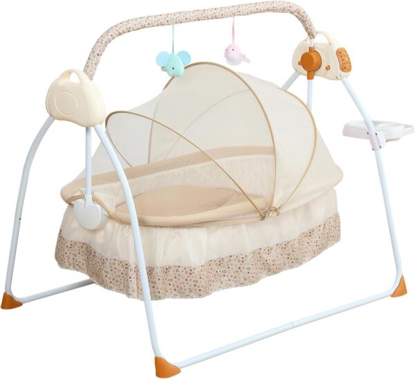 Babywiege Elektrisch Automatisch mit Bluetooth-Musik