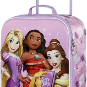 Disney Prinzessinnen Power-Soft 3D Trolley-Koffer – Der perfekte Reisebegleiter für kleine Prinzessinnen!