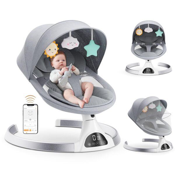 Kotsy Babywippe Elektrisch mit APP-Steuerung