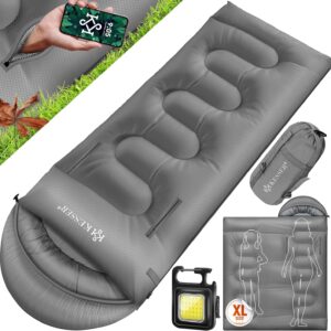 Outdoorsy Singolo 3-4 Jahreszeiten Schlafsack – Komfort & Wärme für jedes Abenteuer!