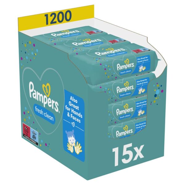 Pampers Fresh Clean Feuchttücher – Sanfte & zuverlässige Reinigung für Ihr Baby!