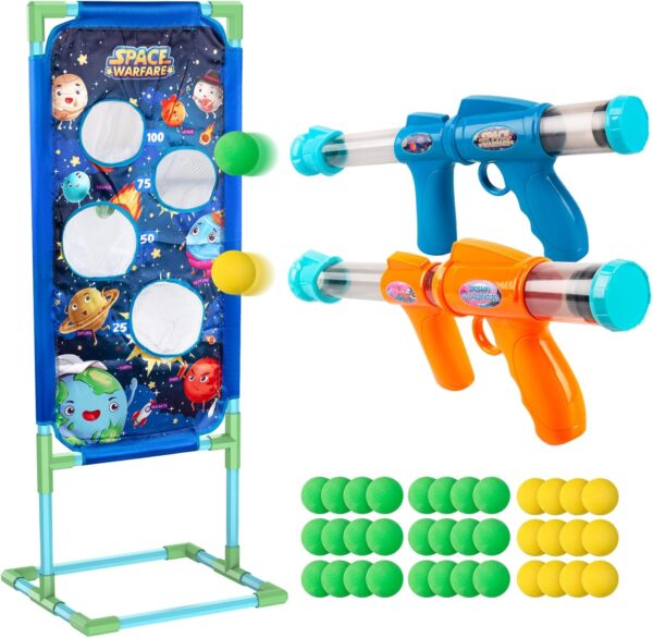 AgoKud Spielzeugpistolen-Set mit Zielscheibe