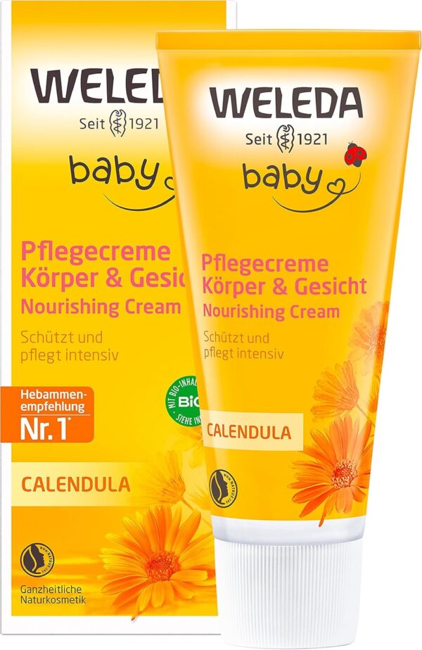 WELEDA Bio Baby Calendula Pflegecreme – Natürlicher Schutz für zarte Babyhaut
