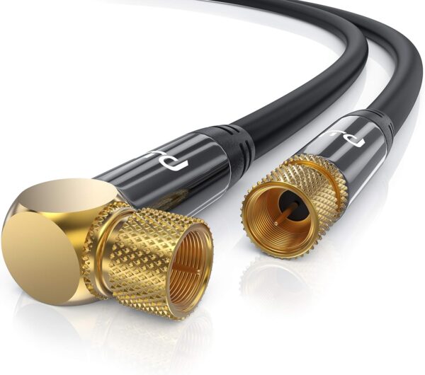 CSL 3m SAT Kabel 8K 4K – 90 Grad gewinkelt für perfekte Signalqualität