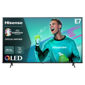 Hisense 55E7NQ QLED-Fernseher – 55 Zoll (139 cm) Smart-TV für brillantes Heimkino