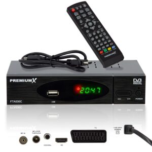 PremiumX 530C DVB-C Kabel Receiver – Digitales Fernsehen auf neuem Niveau erleben