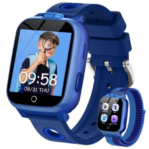Smartwatch für Kinder mit 26 Spielen – Navy Blau