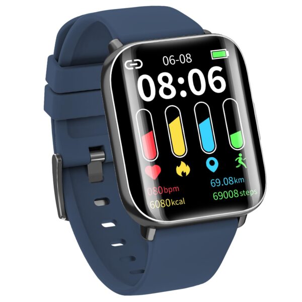 Smartwatch mit Telefonfunktion – Navy Blue