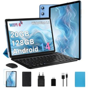 Biegedy Tablet 10 Zoll – Android 14, Octa-Core, 20 GB RAM + 128 GB ROM