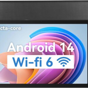 Freeski Tablet 10 Zoll – Android 14, 8 GB RAM + 64 GB ROM, Schwarz