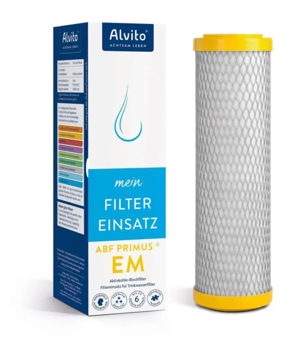 Alvito Filterkartusche ABF Primus EM „gelb“ – Frisches Wasser auf höchstem Niveau