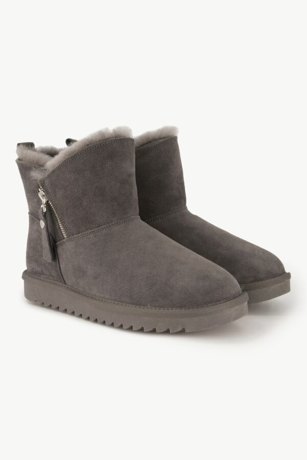 Ara Lammfell-Boots Damen – Braun, Größe 41