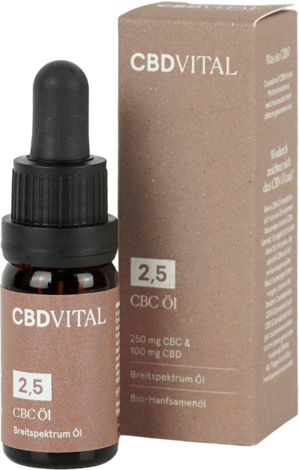 CBC Öl 2,5 % – Natürliches Cannabichromen für dein Wohlbefinden