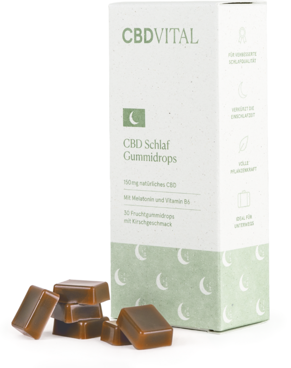 CBD Schlaf Gummidrops – Natürlich besser ein- und durchschlafen