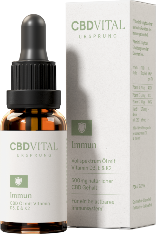 CBD Ursprung IMMUN – Natürlich starkes Immunsystem unterstützen