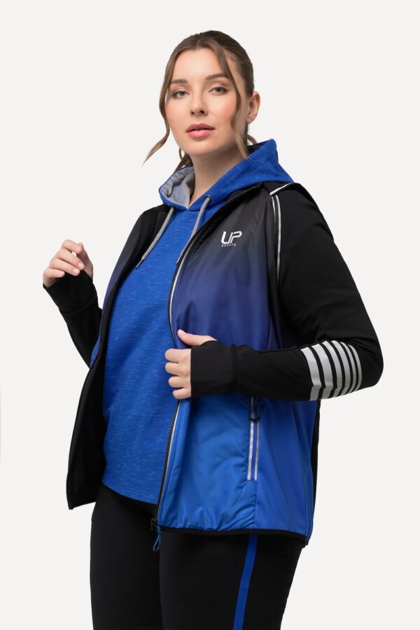 2-in-1-Funktionsjacke Damen – Blau, Größe 46/48