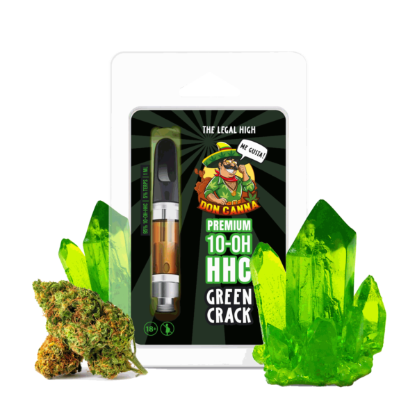 Premium 10-OH-HHC Green Crack – 1 ml mit Energie-Effekt