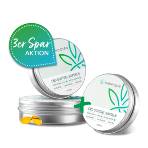 Softgel CBD Kapseln – 10 mg (3er Sparpack)