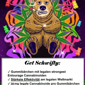 Strongest Entourage Gummibärchen – 6 Stück, 225 mg Cannabinoide