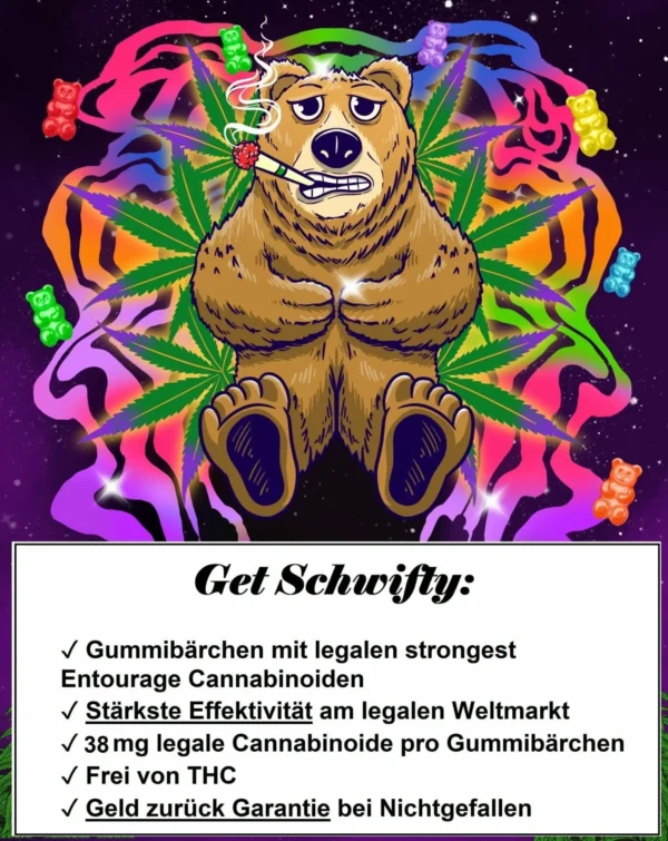 Strongest Entourage Gummibärchen – 6 Stück, 225 mg Cannabinoide